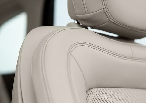 Fine craftsmanship is shown through a detailed image of front-seat stitching. | Thornhill Lincoln in Chapmanville WV