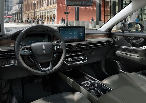 The interior dashboard of 2024 Lincoln Corsair® SUV is shown here. | Thornhill Lincoln in Chapmanville WV